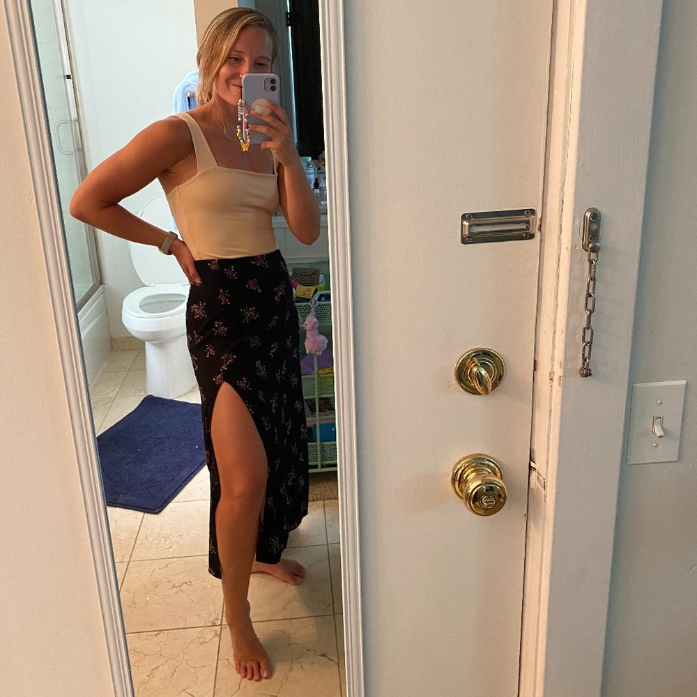 Abercrombie square neck bodysuit